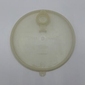 Tupperware Seal Lid Round Clear Beige Plastic Seal 565-1 Replacement Pour Spout